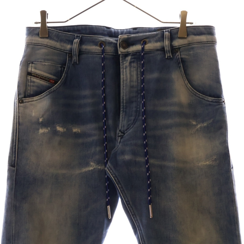 DIESEL(ディーゼル) KROOLEY-X-T JOGG JEANS スウェットジーンズ ジョグデニムパンツ インディゴ
