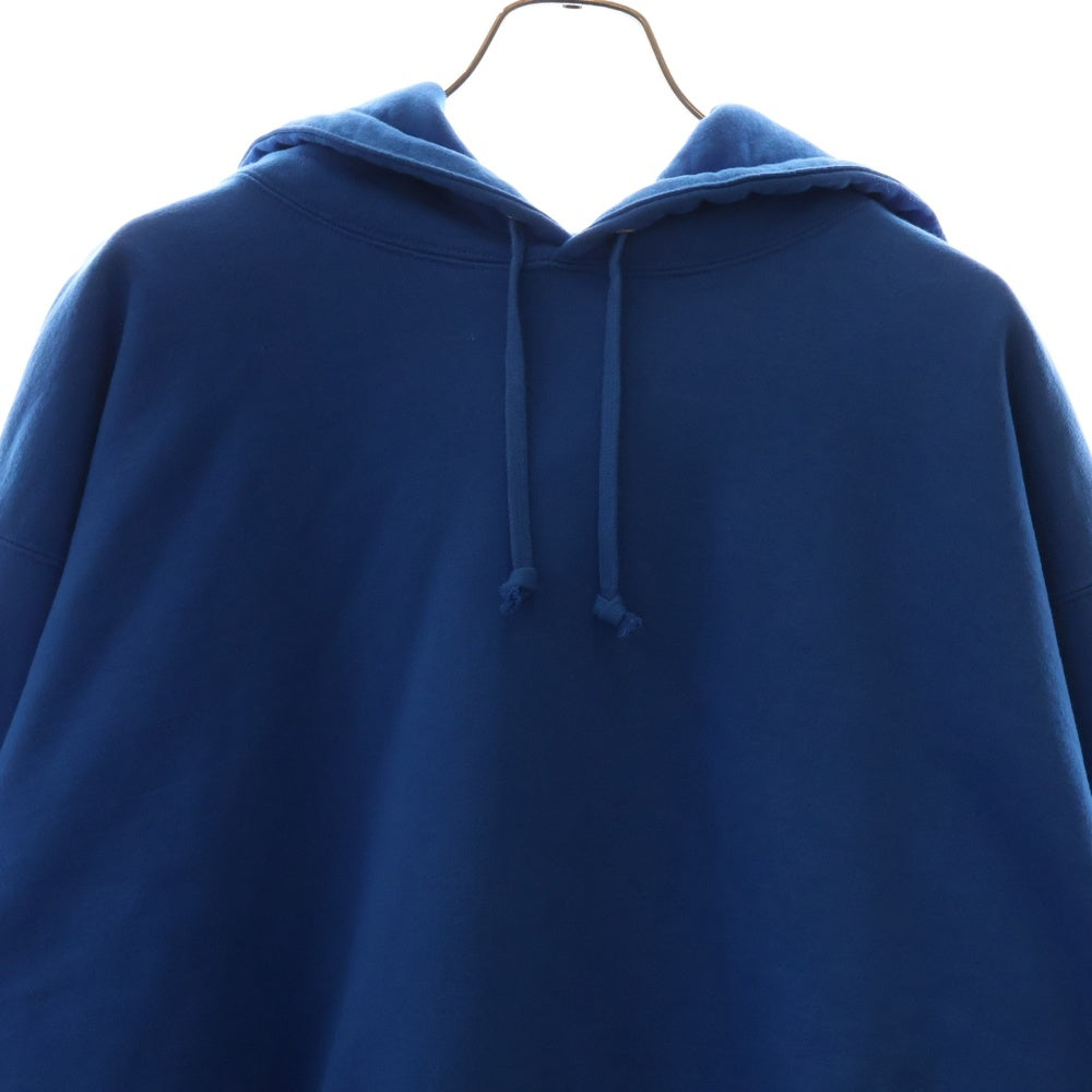 SUPREME(シュプリーム) 22SS Cropped Panels Hooded Sweatshirt Bright Blue クロップドパネル プルオーバーパーカー ブライトブルー フーディ