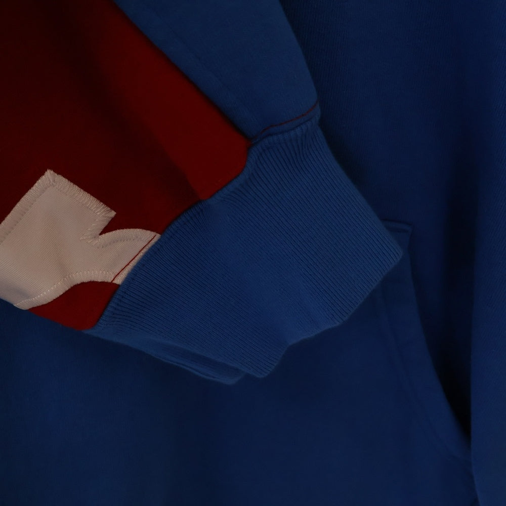 SUPREME(シュプリーム) 22SS Cropped Panels Hooded Sweatshirt Bright Blue クロップドパネル プルオーバーパーカー ブライトブルー フーディ