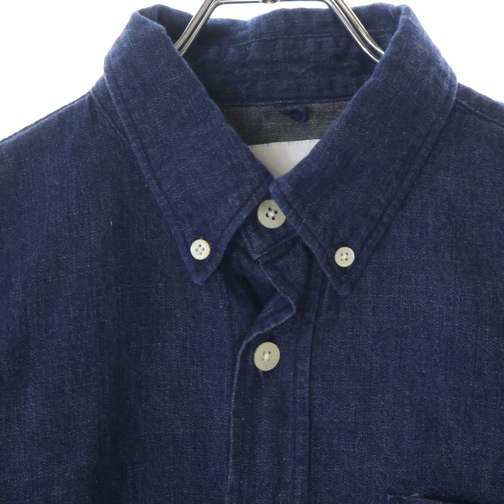 WTAPS(ダブルタップス) 24AW COTTON.CHAMBRAY マルチポケット コットン 長袖シャツ インディゴ 242WVDT-SHM02