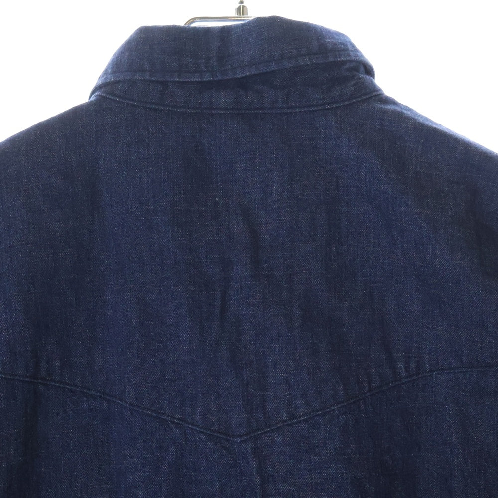 WTAPS(ダブルタップス) 24AW COTTON.CHAMBRAY マルチポケット コットン 長袖シャツ インディゴ 242WVDT-SHM02