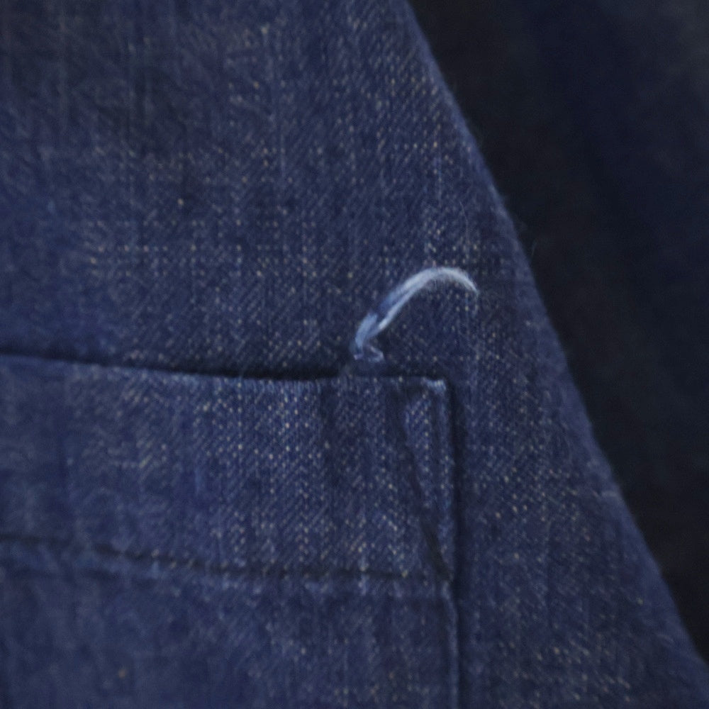 WTAPS(ダブルタップス) 24AW COTTON.CHAMBRAY マルチポケット コットン 長袖シャツ インディゴ 242WVDT-SHM02