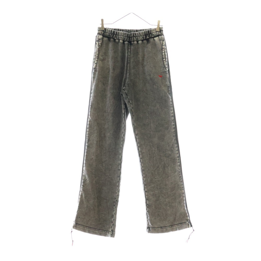 DIESEL(ディーゼル) AWSB-DELANEY-HT51 サイドジップ フレア スウェットパンツ グレー レディース A15440