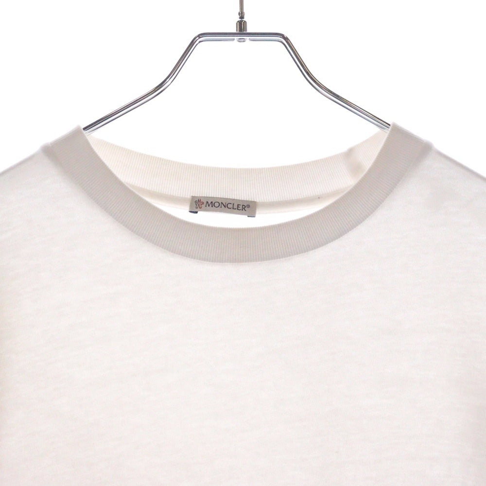 MONCLER(モンクレール) 22AW HYKE アームロゴ ロングスリーブTシャツ 長袖カットソー ホワイト H209K8D00001M2546