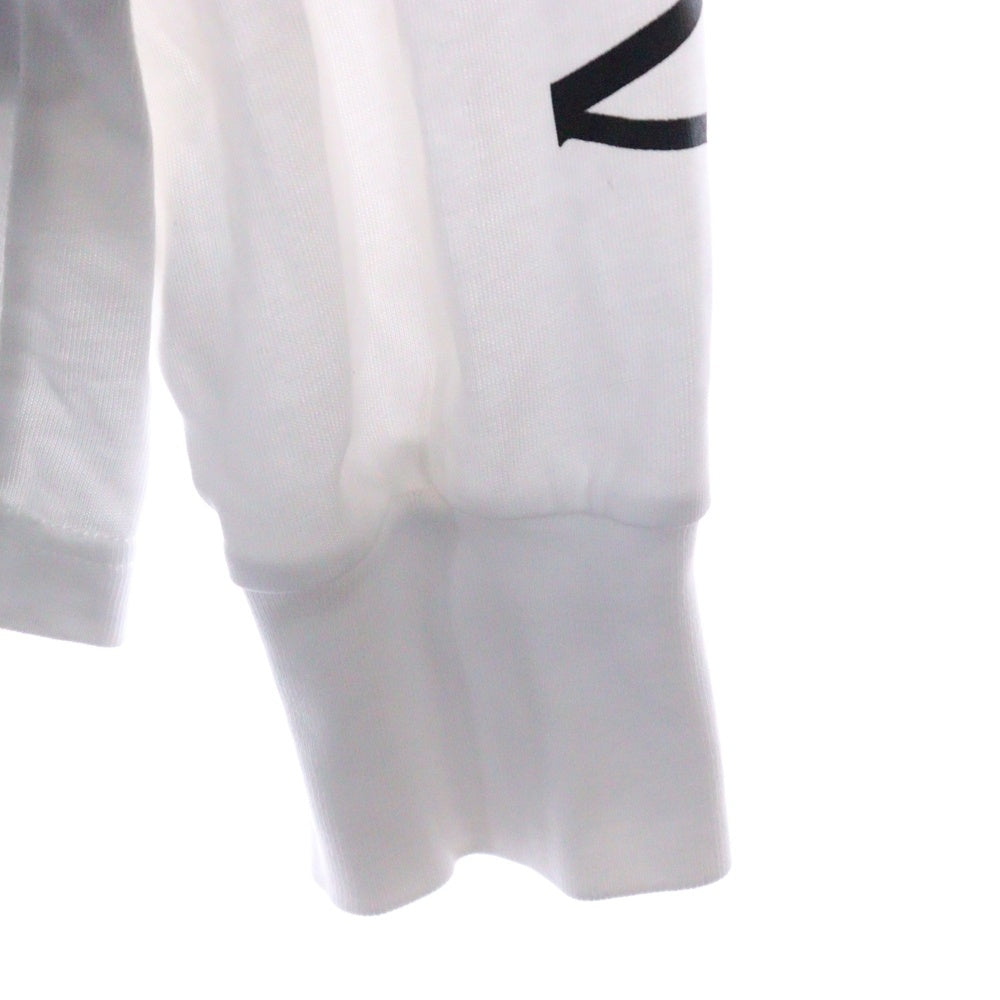 MONCLER(モンクレール) 22AW HYKE アームロゴ ロングスリーブTシャツ 長袖カットソー ホワイト H209K8D00001M2546