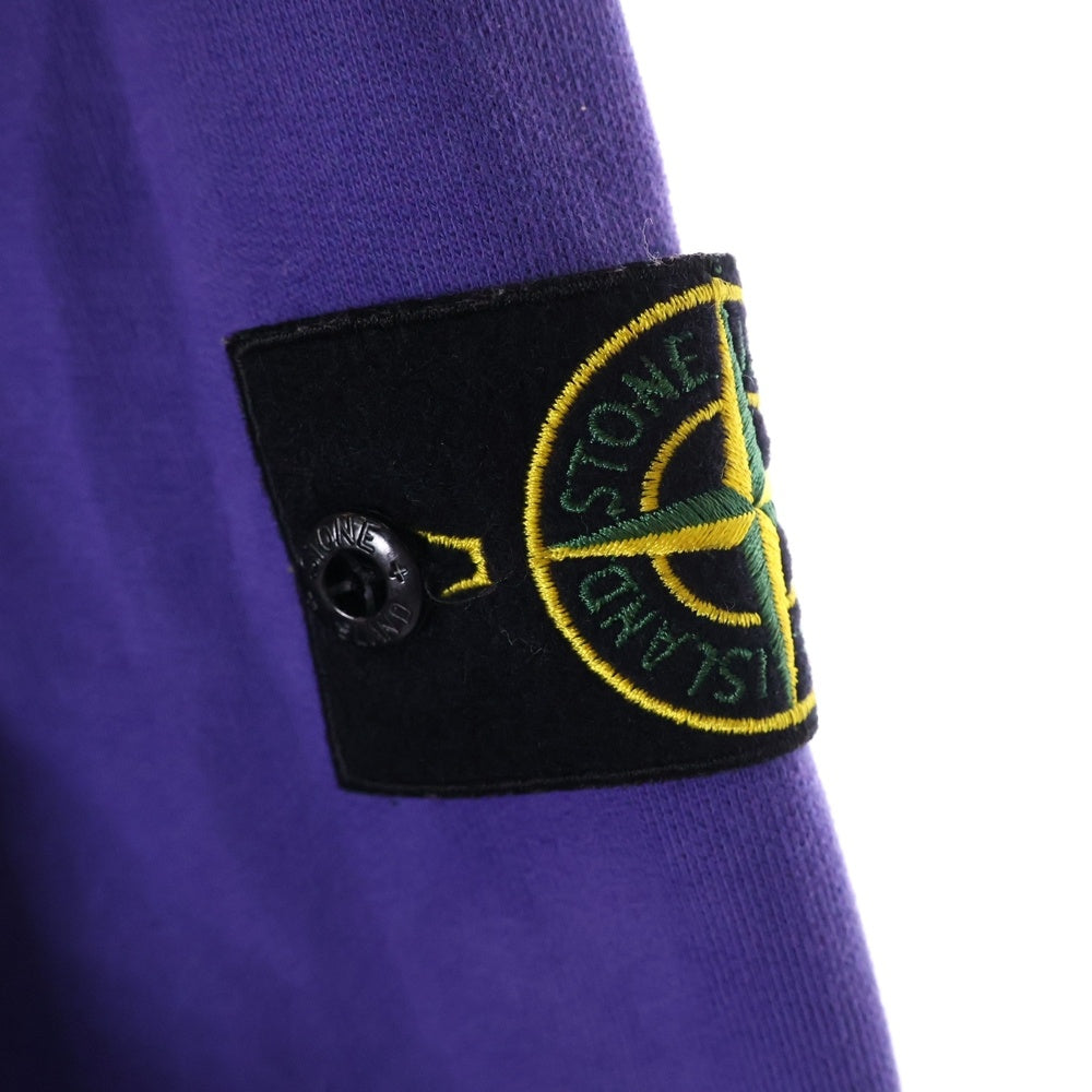 STONE ISLAND(ストーンアイランド) ワッペンパッチ コットン クルーネック スウェット パープル 751563020