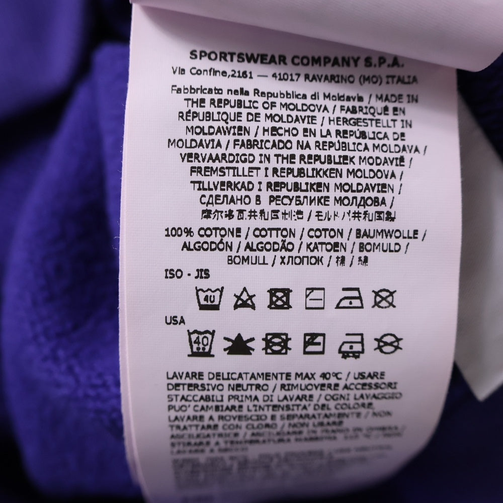 STONE ISLAND(ストーンアイランド) ワッペンパッチ コットン クルーネック スウェット パープル 751563020