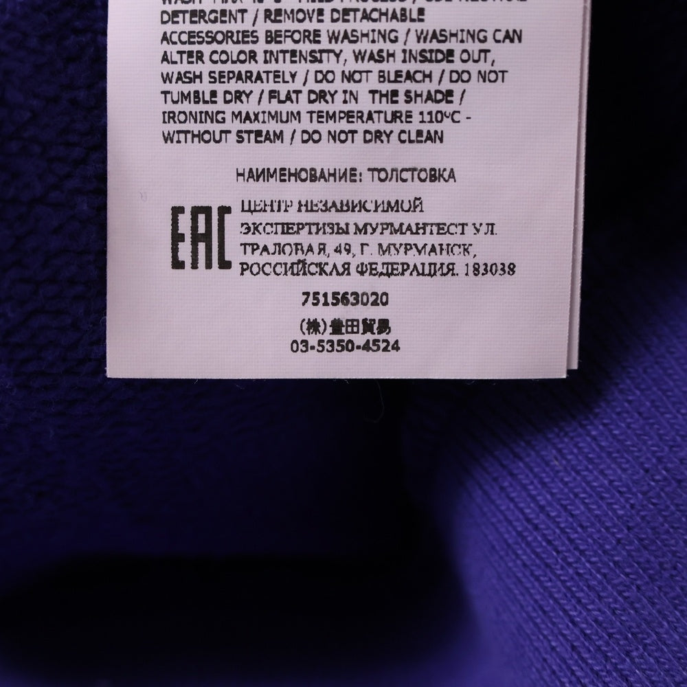 STONE ISLAND(ストーンアイランド) ワッペンパッチ コットン クルーネック スウェット パープル 751563020