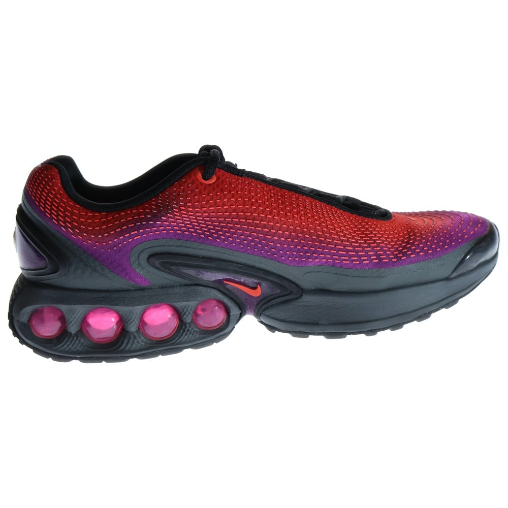 NIKE(ナイキ) AIR MAX DN VIVID PURPLE/LT CRIMSON-DK SMOKE GREY HQ3732-501 ローカットスニーカー シューズ パープル/レッド/ブラック US11/29cm