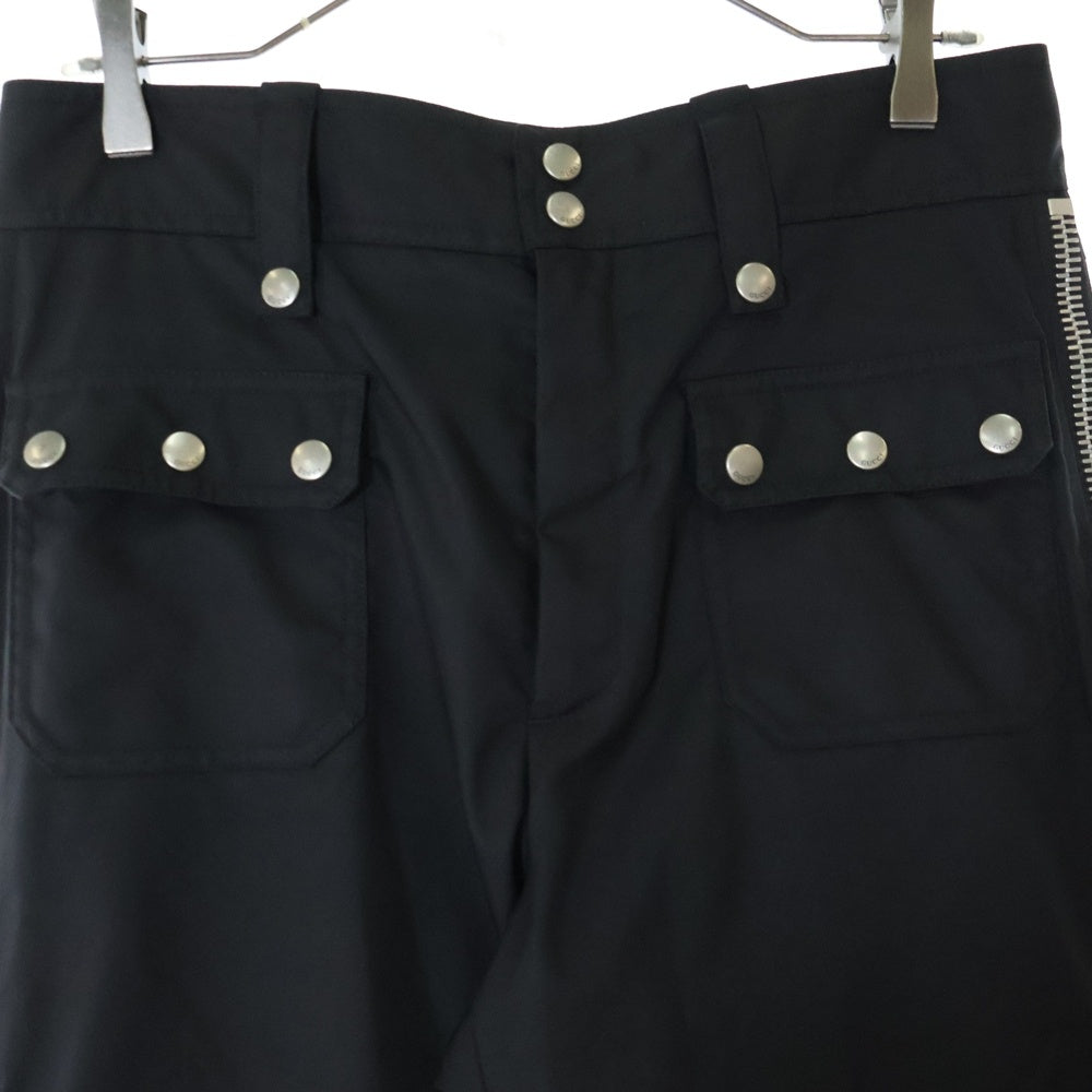 GUCCI(グッチ) 23SS METAMORFOSI ナイロン サイドジッパー トラックパンツ ブラック 710432 ZAHLW