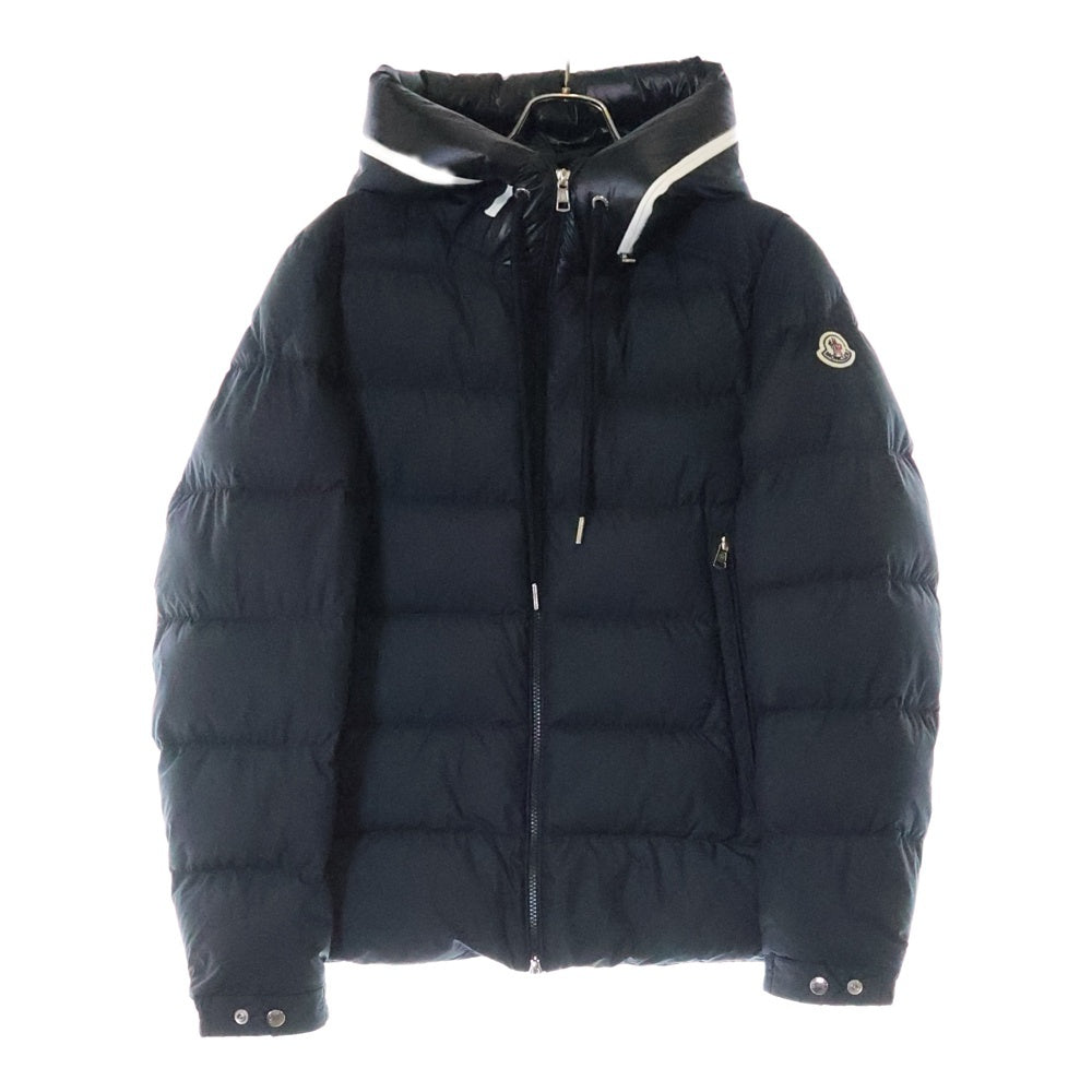 MONCLER(モンクレール) 22AW CARDERE GIUBBOTTO ロゴワッペン ジップアップ ダウンジャケット ブラック H20911A00105 54A81