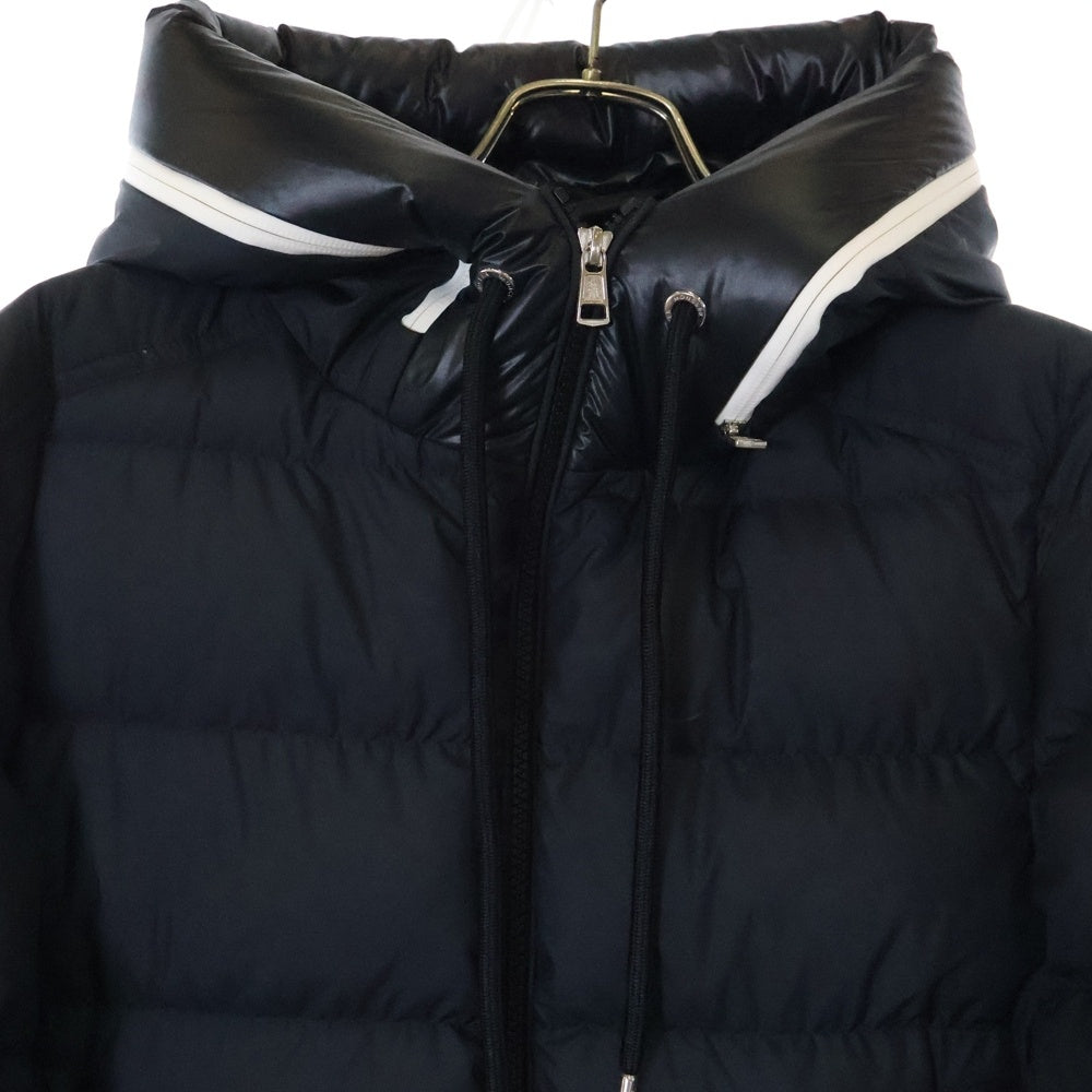 MONCLER(モンクレール) 22AW CARDERE GIUBBOTTO ロゴワッペン ジップアップ ダウンジャケット ブラック H20911A00105 54A81