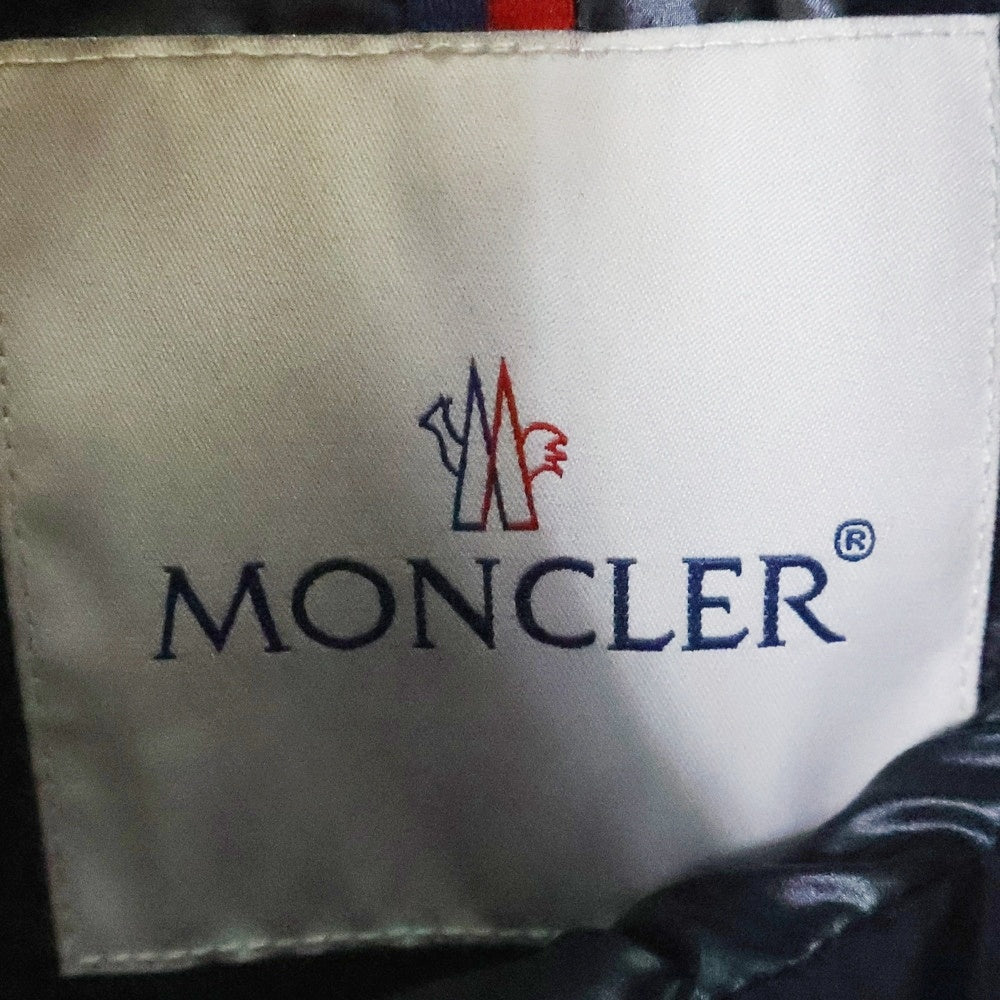 MONCLER(モンクレール) 22AW CARDERE GIUBBOTTO ロゴワッペン ジップアップ ダウンジャケット ブラック H20911A00105 54A81