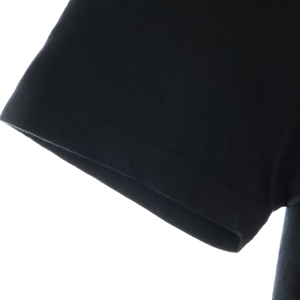 CHROME HEARTS(クロムハーツ) CH T-SHRT 1 ネックロゴプリント クルーネック半袖Tシャツカットソー ブラック/イエロー