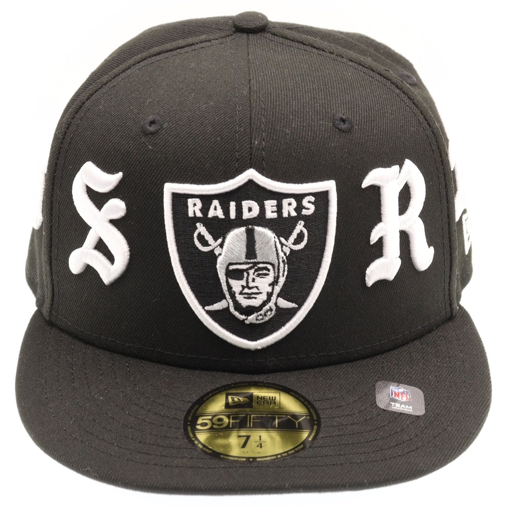 NEW ERA(ニューエラ) 59FIFTY×Born Raised Las Vegas Raiders Wordmark ベースボールキャップ 帽子 ブラック