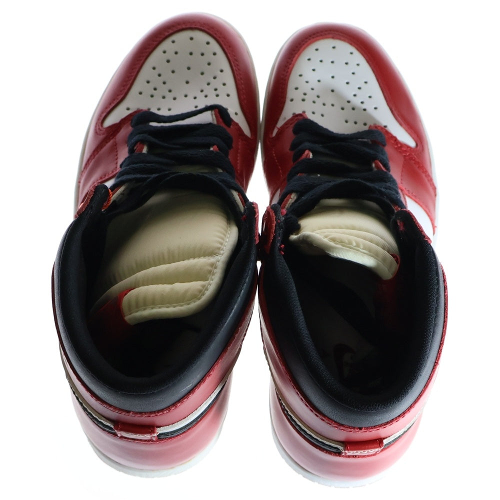 NIKE(ナイキ) 【観賞用 1994年製】 AIR JORDAN 1 RETRO HIGH CHICAGO 130207-101 エアジョーダン1 シカゴ ハイカットスニーカー ホワイト/レッド US7.5/25.5m