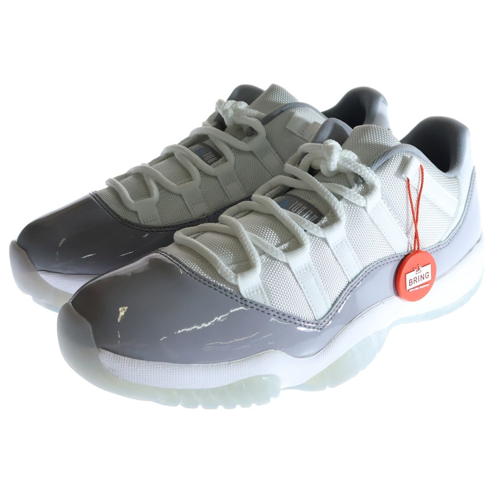 NIKE(ナイキ) AIR JORDAN 11 RETRO LOW Cement Grey AV2187-140 エアジョーダン11 セメントグレー ローカットスニーカー グレー/ホワイト US8.5/26.5cm