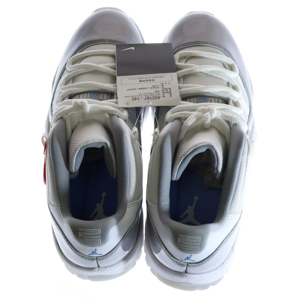 NIKE(ナイキ) AIR JORDAN 11 RETRO LOW Cement Grey AV2187-140 エアジョーダン11 セメントグレー ローカットスニーカー グレー/ホワイト US8.5/26.5cm