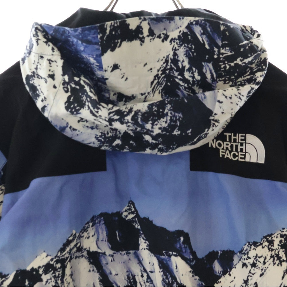 SUPREME(シュプリーム) 17AW ×THE NORTH FACE Mountain Parka ザノースフェイス 雪山マウンテンパーカー ジャケット ブルー/ホワイト NF0A3CAF