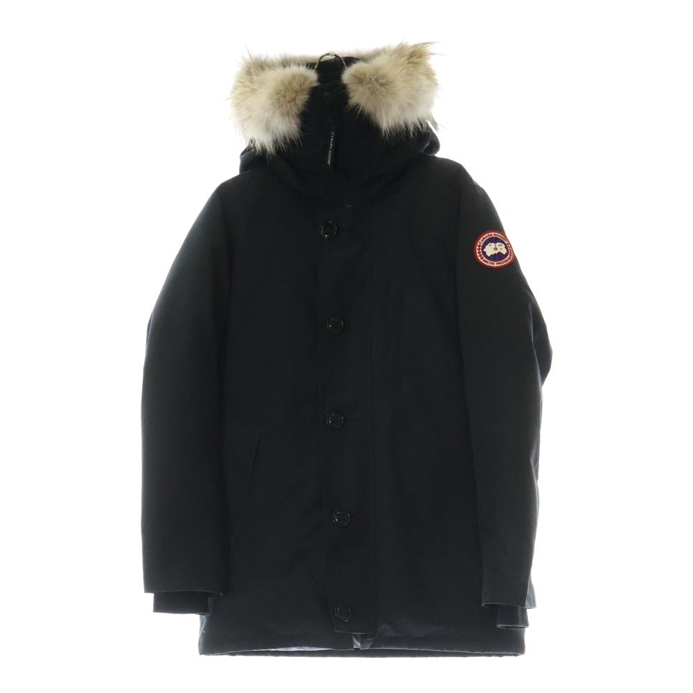 CANADA GOOSE(カナダグース) JASPER PARKA ジャスパーパーカ ファー付 フーデット ダウンジャケット ブラック 3438JM