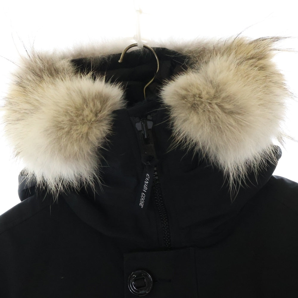 CANADA GOOSE(カナダグース) JASPER PARKA ジャスパーパーカ ファー付 フーデット ダウンジャケット ブラック 3438JM
