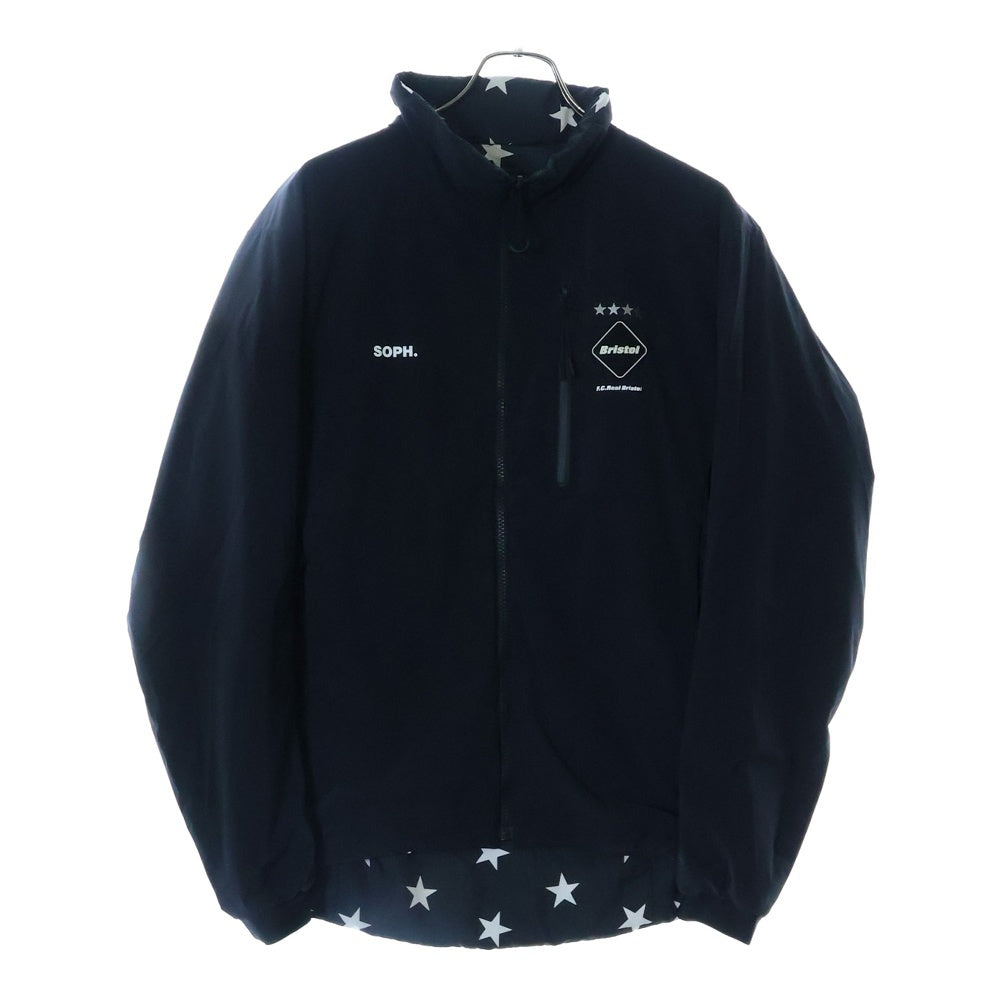 F.C.R.B./F.C.Real Bristol/FCRB(エフシーアールビー/エフシーレアルブリストル) 18AW REVERSIBLE PADDED BLOUSON リバーシブルパデッドジャケット ブラック FCRB-189046