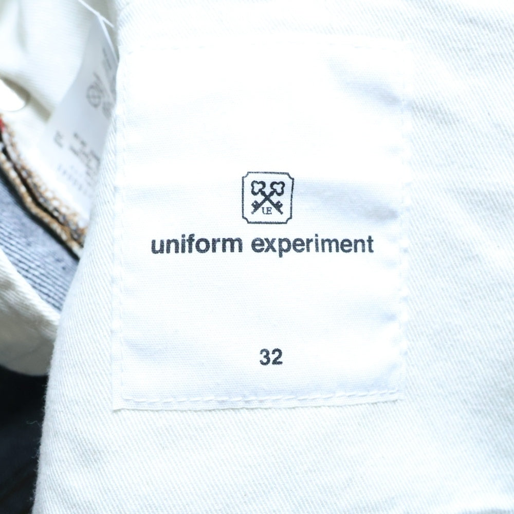 UNIFORM EXPERIMENT(ユニフォームエクスペリメント) 15SS SLIM-FIT STRETCH JEANS スリムフィットストレッチジーンズ インディゴ デニムパンツ UE-150045