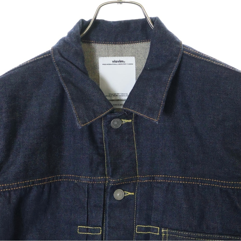 VISVIM(ヴィスヴィム) SOCIAL SCULPTURE 102 JKT シンチバッグ付き デニムジャケット インディゴ 0112105006007