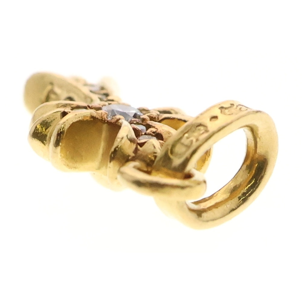 CHROME HEARTS(クロムハーツ) 22K CRS BBYFAT P/DIA ベイビーファットクロス PAVEダイヤ ペンダントトップ ゴールド BCA035