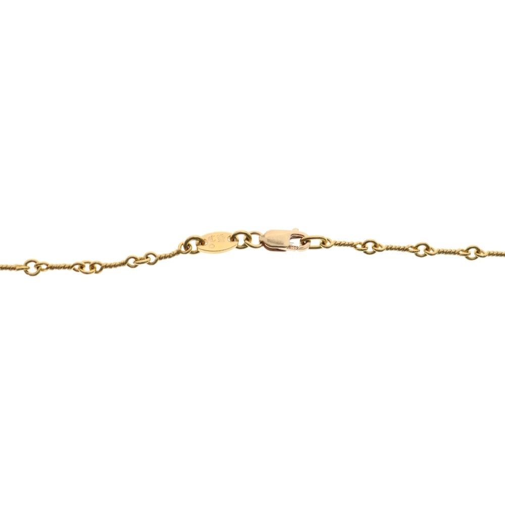 CHROME HEARTS(クロムハーツ) 22K NECKCHAIN T18 ツイストチェーンネックレス 18inch ゴールド BCA014