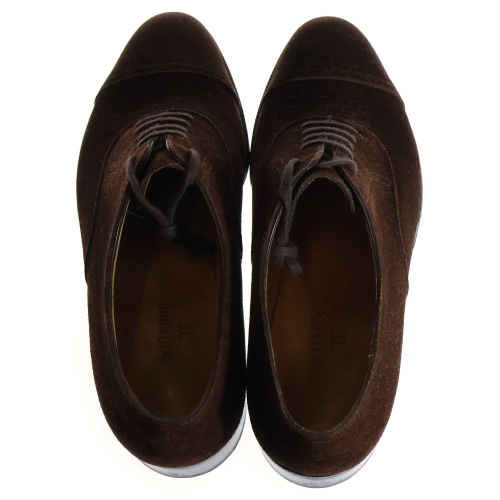 JOHN LOBB(ジョンロブ) PHILIP2 フィリップ2 内羽根 スウェードレザーシューズ ブラウン