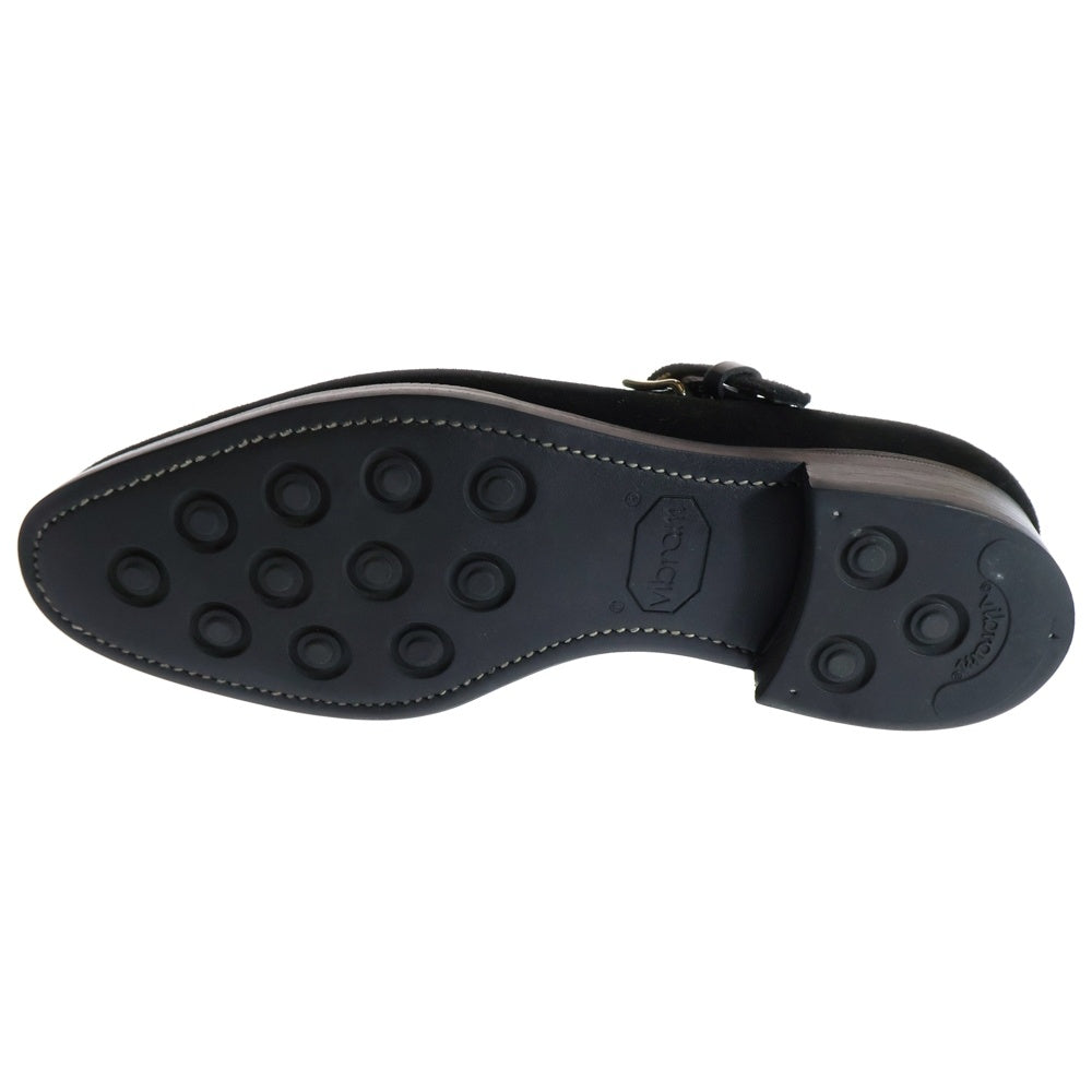 JOHN LOBB(ジョンロブ) プレステージライン JERMYN II ジャーミン2 7000ラスト スエードレザー シングルモンクストラップ シューズ ブラウン ソール貼り替え