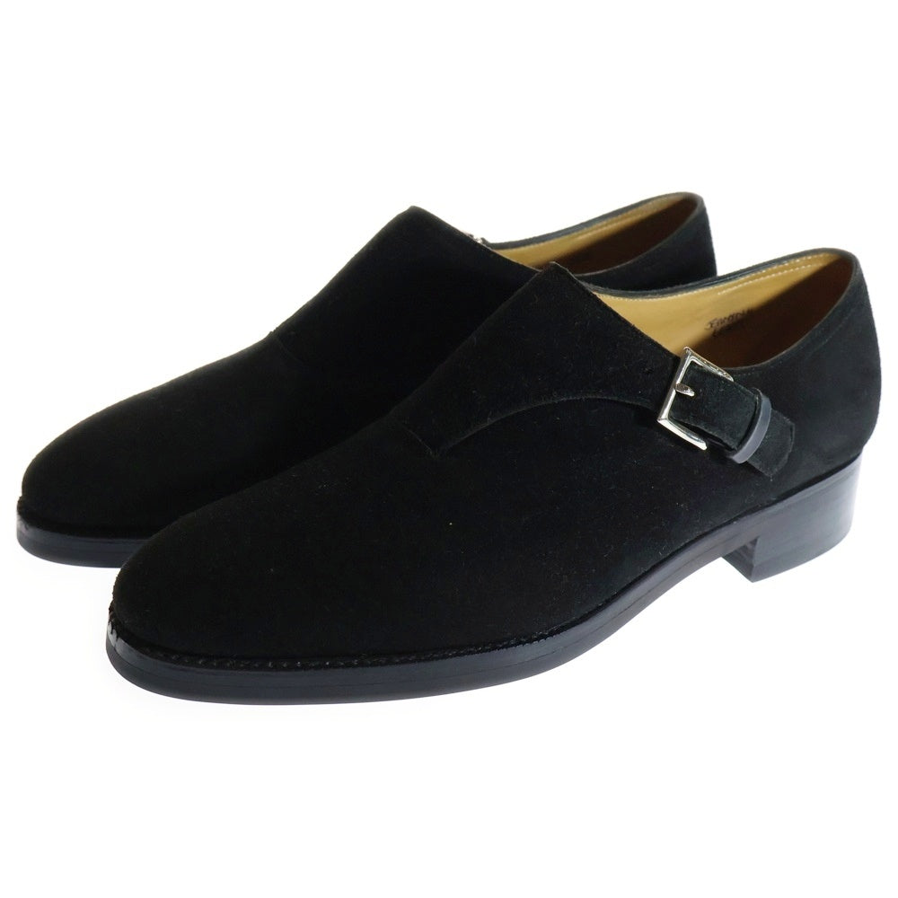 JOHN LOBB(ジョンロブ) プレステージライン JERMYN II ジャーミン2 7000ラスト スエードレザー シングルモンクストラップ シューズ ブラウン ソール貼り替え