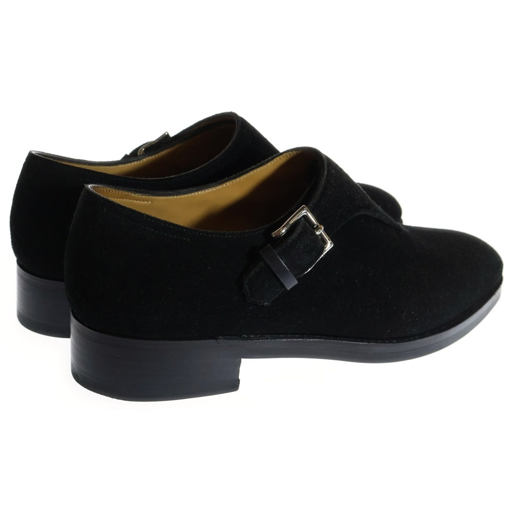 JOHN LOBB(ジョンロブ) プレステージライン JERMYN II ジャーミン2 7000ラスト スエードレザー シングルモンクストラップ シューズ ブラウン ソール貼り替え