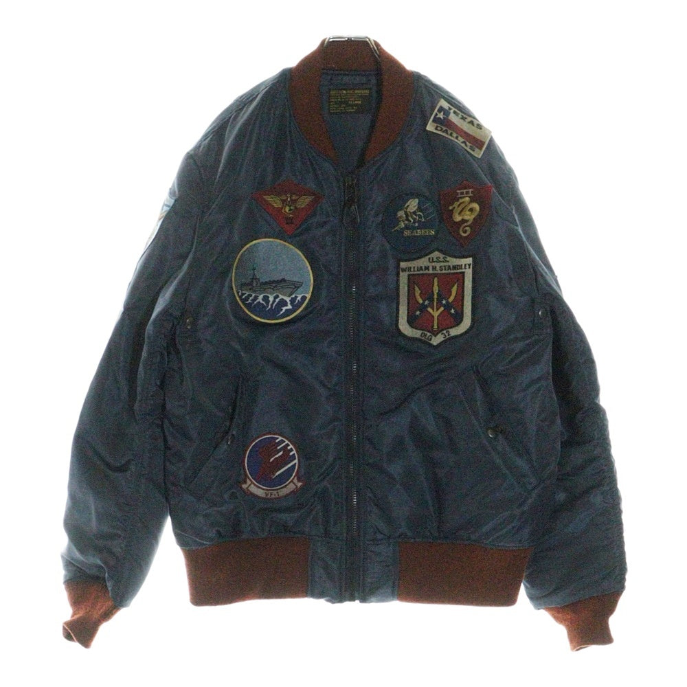 AVIREX(アヴィレックス) TOP GUN CUSTOM MA-1 トップガン カスタム フライトジャケット ブルゾン ネイビー 8415-273-3570
