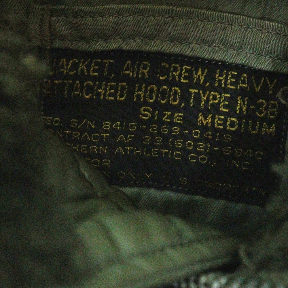 VINTAGE(ヴィンテージ) 50S US AIR FORCE N-3B モッズコート フライトジャケット カーキ 8415-269-0419