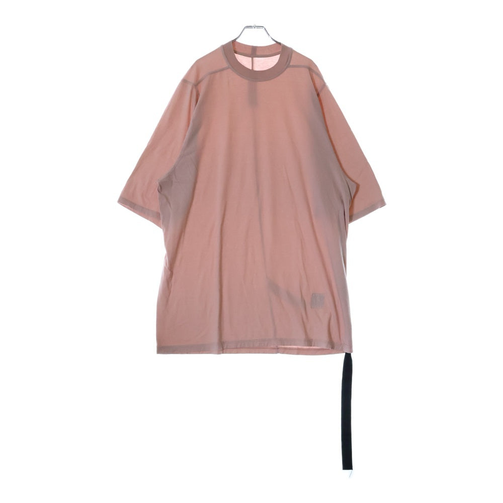 Rick Owens DRKSHDW(リックオウエンス ダークシャドウ) Jumbo SS T-Shirt オーバーサイズ半袖Tシャツ カットソー ピンク DU01C6274-RN