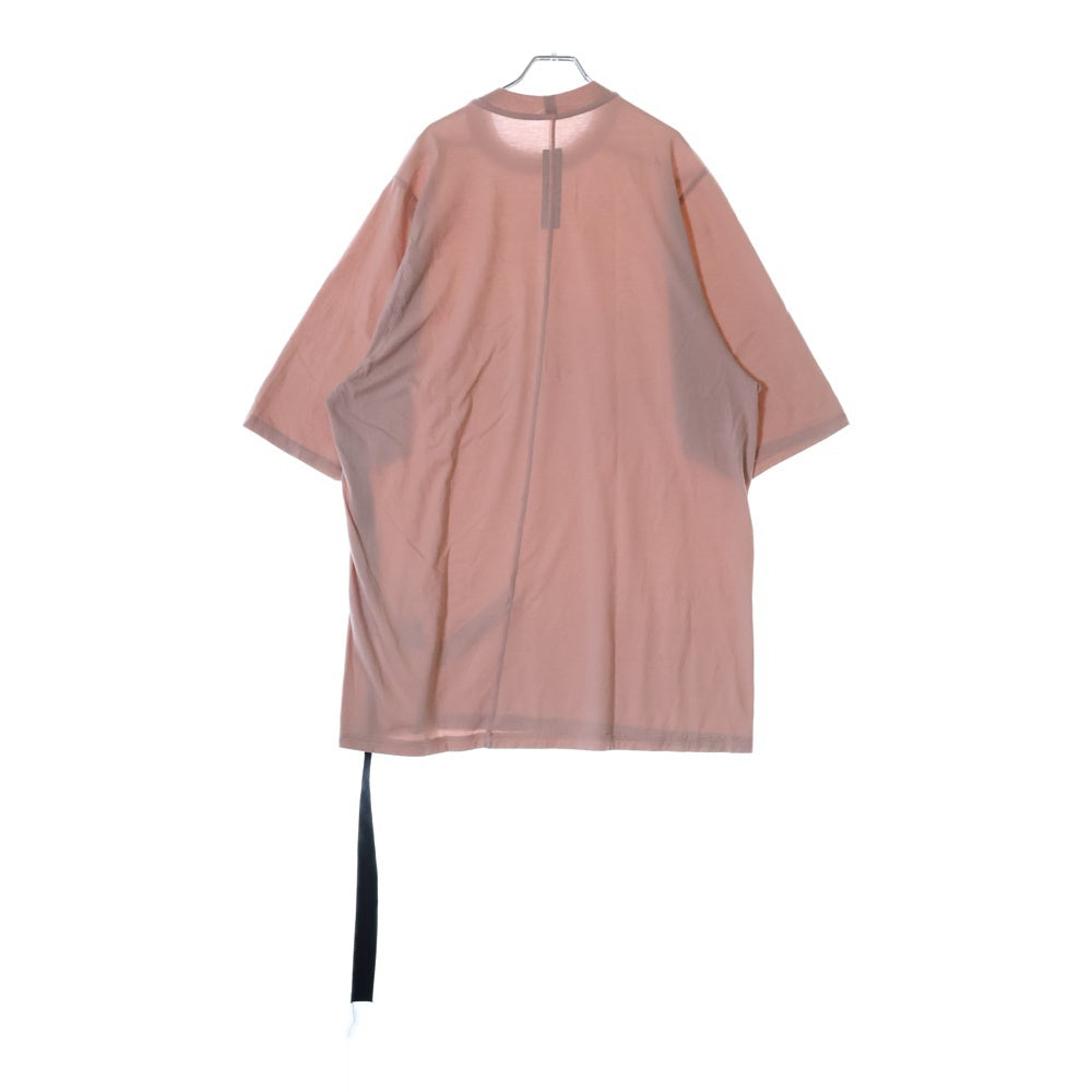Rick Owens DRKSHDW(リックオウエンス ダークシャドウ) Jumbo SS T-Shirt オーバーサイズ半袖Tシャツ カットソー ピンク DU01C6274-RN