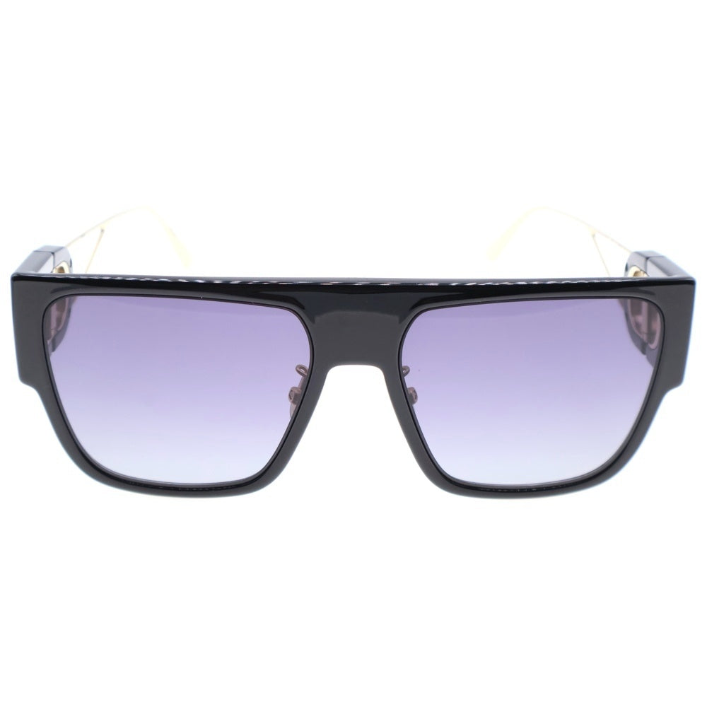 DIOR(ディオール) 30 Montaigne S3U Black Square Sunglasses CDテンプルサングラス グラデーションカラーレンズアイウェア メガネ ブラック