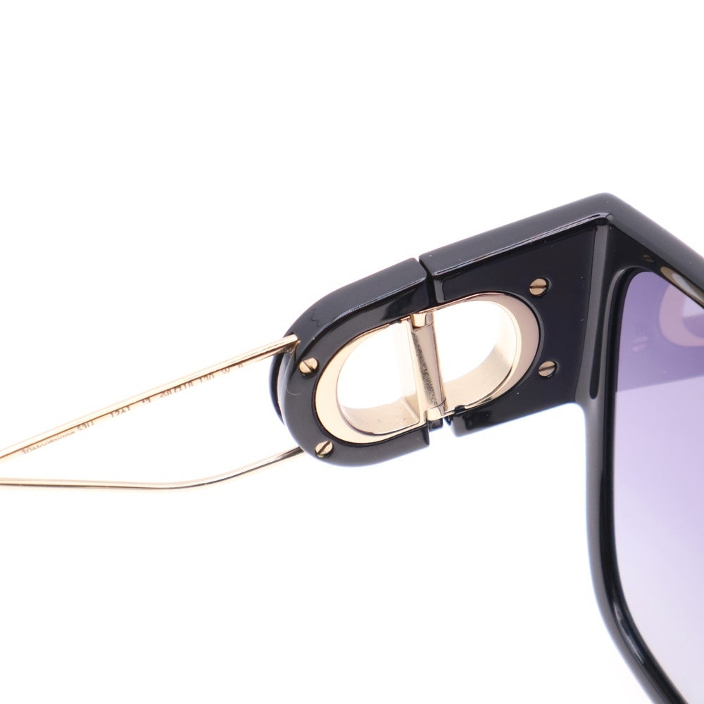 DIOR(ディオール) 30 Montaigne S3U Black Square Sunglasses CDテンプルサングラス グラデーションカラーレンズアイウェア メガネ ブラック