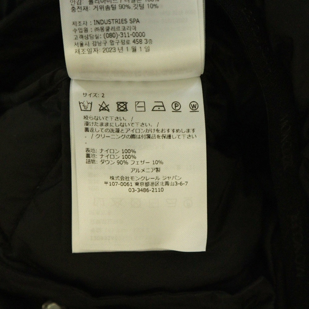 MONCLER(モンクレール) 23AW ARVOUIN GIUBBOTTO アルヴワン ダウンジャケット ブラック レディース I20931A00198