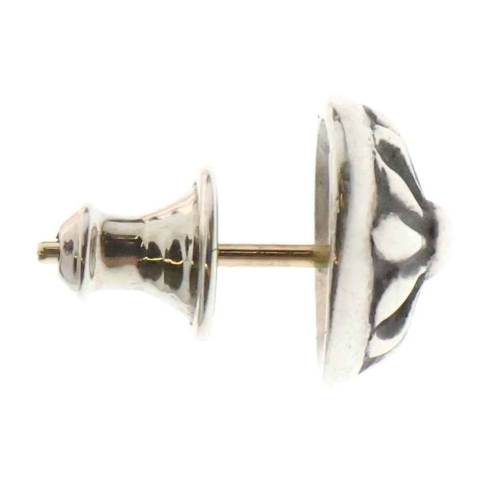 CHROME HEARTS(クロムハーツ) STUD CRSBLL クロスボールスタッドピアス シルバー BCA110