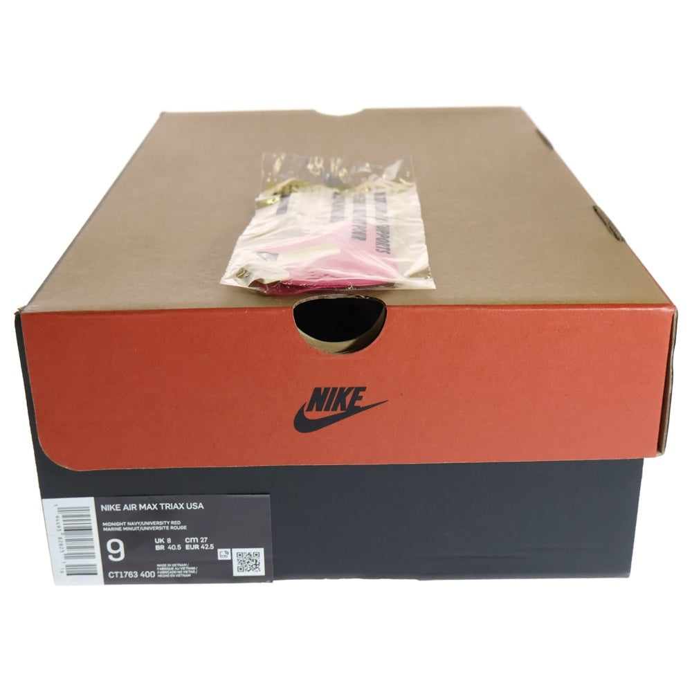 NIKE(ナイキ) AIR MAX TRIAX USA CT1763-400 エアマックス トライアックス ローカットスニーカー ホワイト/ネイビー US9/27.0cm