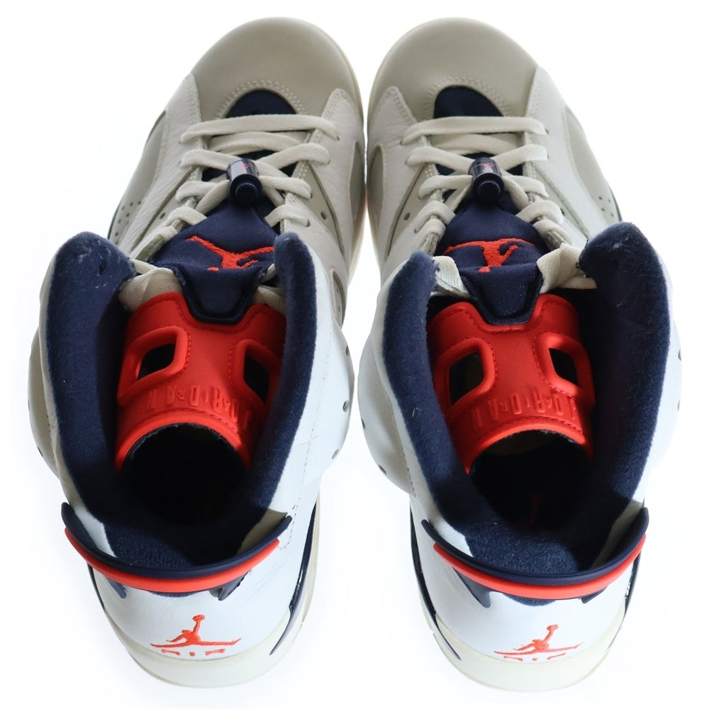 NIKE(ナイキ) AIR JORDAN 6 RETRO TINKER 384664-104 エアジョーダン6 レトロ ティンカー ハイカットスニーカー ホワイト US8.5/26.5cm
