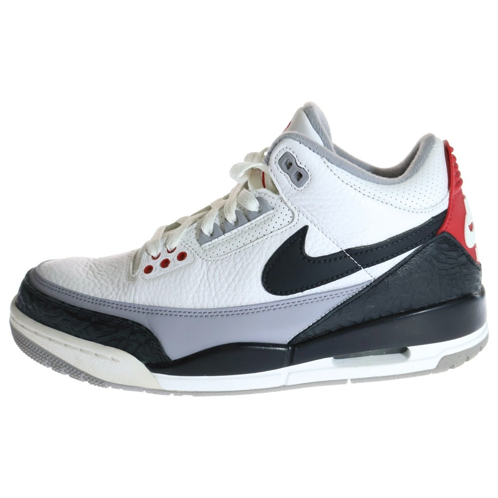 NIKE(ナイキ) AIR JORDAN 3 RETRO TINKER HATFIELD AQ3835-160 エアジョーダン3 レトロ ティンカー ハッドフィールド ローカットスニーカー ホワイト/ブラック US8.5/26.5cm