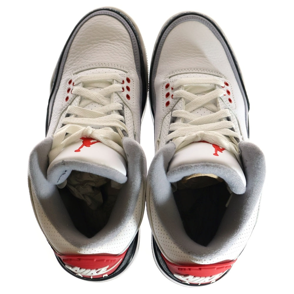 NIKE(ナイキ) AIR JORDAN 3 RETRO TINKER HATFIELD AQ3835-160 エアジョーダン3 レトロ ティンカー ハッドフィールド ローカットスニーカー ホワイト/ブラック US8.5/26.5cm