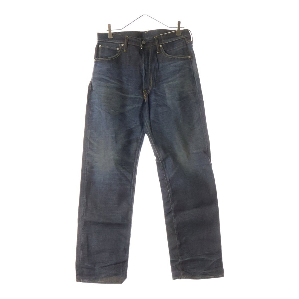 VISVIM(ヴィスヴィム) FLUXUS DENIM 01NW ジップフライ ストレート デニムパンツ ジーンズ インディゴ