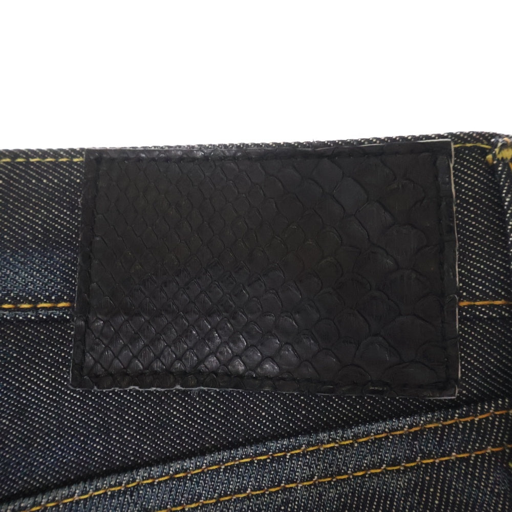 VISVIM(ヴィスヴィム) FLUXUS DENIM 01NW ジップフライ ストレート デニムパンツ ジーンズ インディゴ