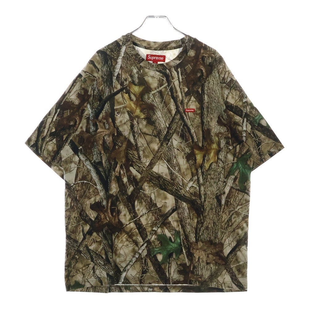 SUPREME(シュプリーム) 24AW Small Box Realtree Tee スモールボックスロゴ リアルツリーTシャツ 半袖カットソー ブラウン