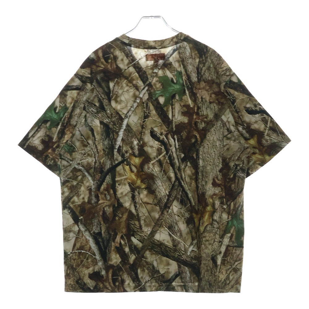 SUPREME(シュプリーム) 24AW Small Box Realtree Tee スモールボックスロゴ リアルツリーTシャツ 半袖カットソー ブラウン